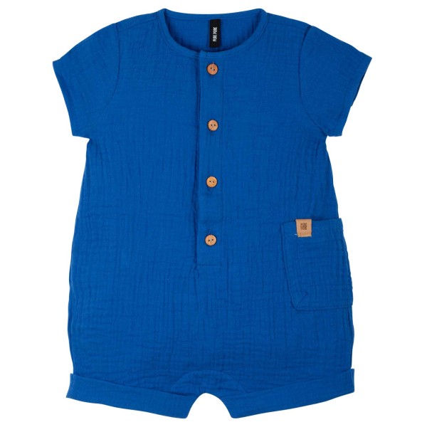 Pure Pure - Baby's Jumper Mull - Jumpsuit Gr 80 blau von Pure Pure