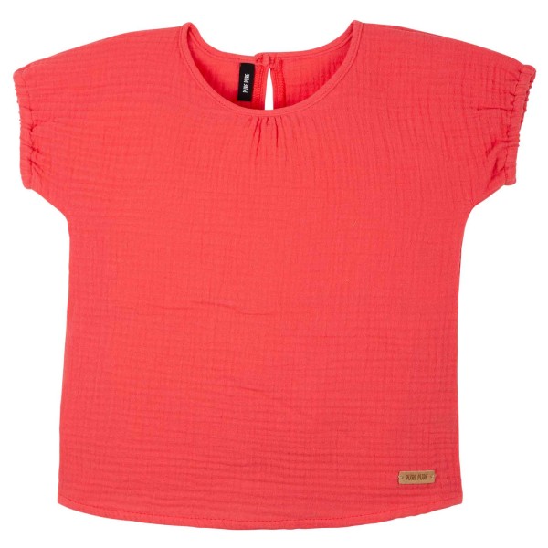 Pure Pure - Kid's Bluse Mull - T-Shirt Gr 98 rot Pure Pure - Kid's Bluse Mull - T-Shirt Gr 98 rot von Pure Pure