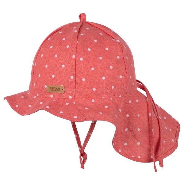 Pure Pure - Kid's Mini-Nackenschutz Leinen - Cap Gr 45 cm rot Pure Pure - Kid's Mini-Nackenschutz Leinen - Cap Gr 45 cm rot von Pure Pure