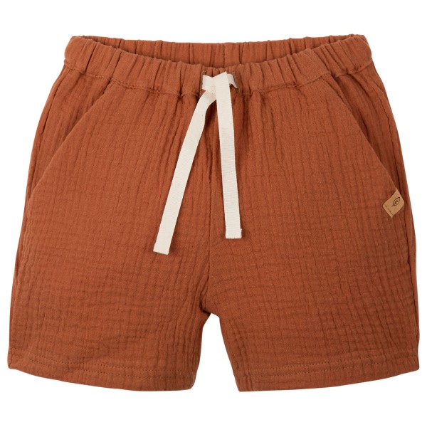 Pure Pure - Kid's Mini-Shorts Mull Uni - Shorts Gr 110/116 rot/braun von Pure Pure