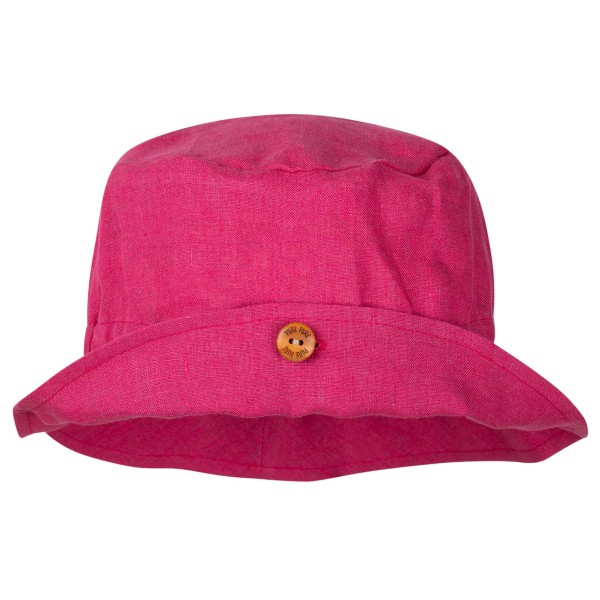 Pure Pure - Kid's Schlapphut Leinen mit Knopf - Hut Gr 47-49 cm rosa Pure Pure - Kid's Schlapphut Leinen mit Knopf - Hut Gr 47-49 cm rosa von Pure Pure