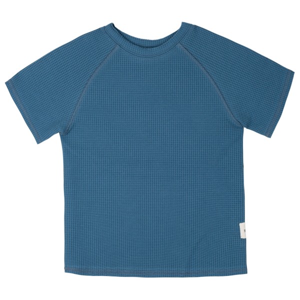 Pure Pure - Kid's T-Shirt Waffle - T-Shirt Gr 104 blau von Pure Pure