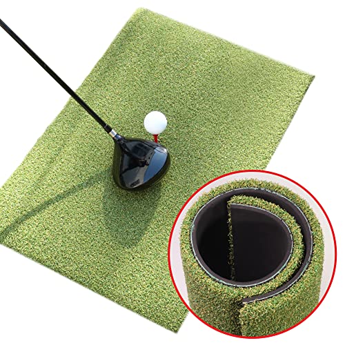 Golf Schlagmatte Übungsmatte 60 x 40cm - Abschlagmatte Chipping Matte inklusive Gummi Tee Kunstrasen 15mm Golf Schlagmatte Übungsmatte 60 x 40cm - Abschlagmatte Chipping Matte inklusive Gummi Tee Kunstrasen 15mm von Pure2Improve