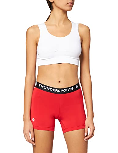 Pure2Improve Damen Thundersports Shorts, rot, XS von Pure2Improve