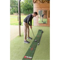 Pure2Improve Golf Confidence Puttingmatte (30 x 237 cm) schwarz von Pure2Improve