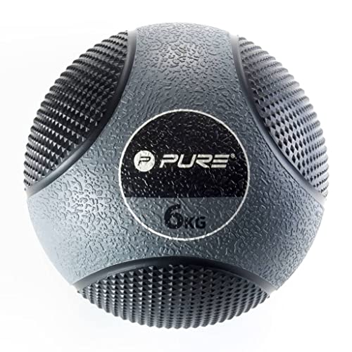 Pure2Improve - Medizinball 6kg, Trainingsball, Gymnastikball, Professionell Turnhalle Ball von Pure2Improve