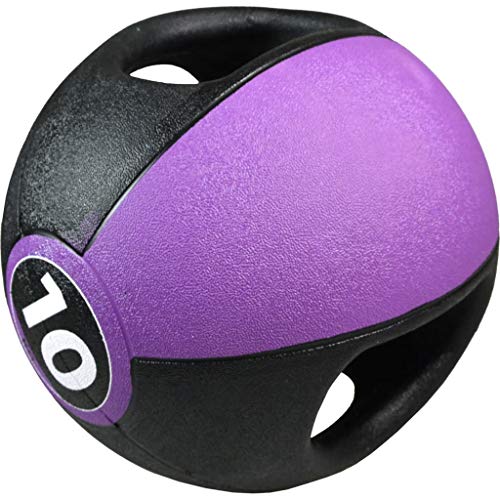 Pure2Improve - Medizinball Mit Griffen 10kg, Trainingsball, Gymnastikball, Professionell Turnhalle Ball Pure2Improve - Medizinball Mit Griffen 10kg, Trainingsball, Gymnastikball, Professionell Turnhalle Ball von Pure2Improve