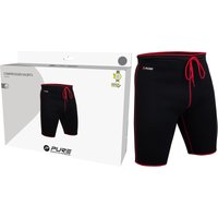 Pure2Improve Neopren Kompressionsshorts schwarz L von Pure2Improve