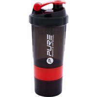 Pure2Improve Shaker grau/rot 0,5 Liter von Pure2Improve