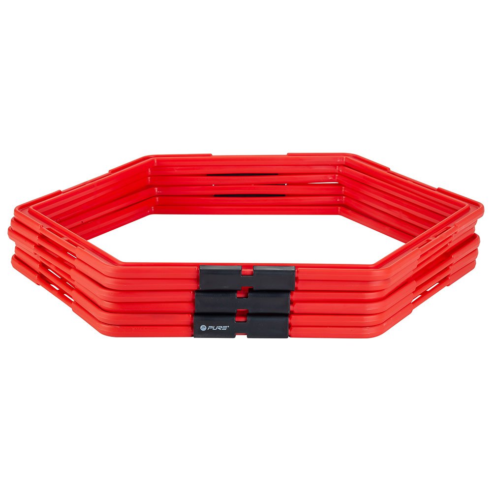 Pure2improve Hexagonals Rings 6 Units Rot Pure2improve Hexagonals Rings 6 Units Rot von Pure2improve