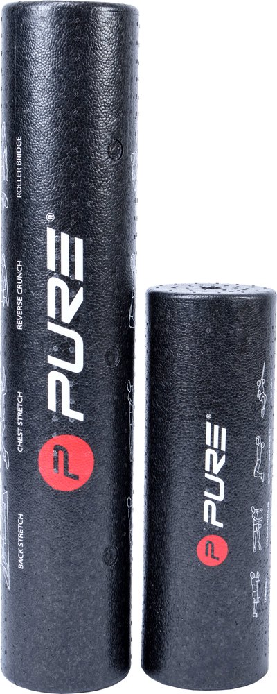 Pure2improve Trainer Foam Roller 75x15 Cm Schwarz 75x15 cm von Pure2improve