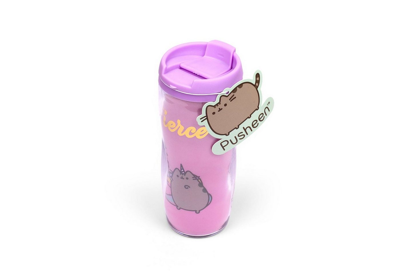 Pusheen Trinkflasche Pusheen Travel - Trinkbecher "FIERCE" mit Trinkverschluss Pusheen Trinkflasche Pusheen Travel - Trinkbecher "FIERCE" mit Trinkverschluss von Pusheen