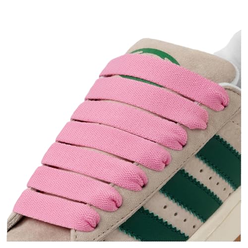 Puzeam 2 Paar Flache Schnürsenkel, 15 mm Breit, Ersatz, Reißfest Schuhbänder für Sneaker und Turnschuhe, Sportschuhe Rosa 140 Puzeam 2 Paar Flache Schnürsenkel, 15 mm Breit, Ersatz, Reißfest Schuhbänder für Sneaker und Turnschuhe, Sportschuhe Rosa 140 von Puzeam