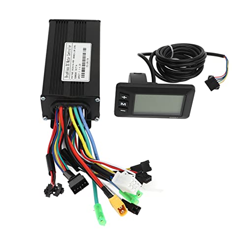 Pwshymi Elektrofahrrad-Umrüstsatz, 24V 36V 48V 500W-750W Controller-Kit mit GD01-LCD-Display, Gehäuse aus Aluminiumlegierung, ABS-Messgerät für Elektrofahrrad, Roller usw. von Pwshymi