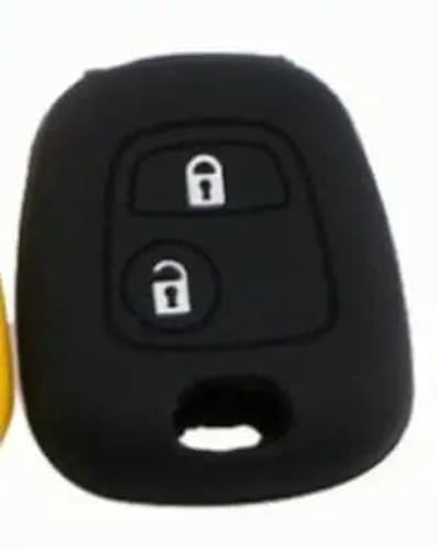 Weiche Silikon-Autoschlüssel-Schutzhülle, für Peugeot 206 307 207 408 von Pyaio