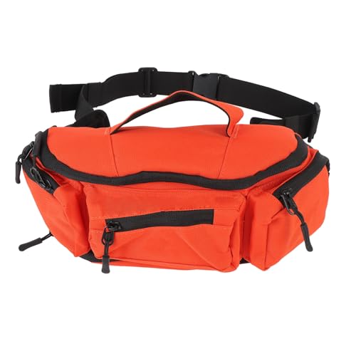 Fanny Pack Taillenpack, Taillenbeutel Wanderweg Essentials für Frauen Gürtelbeutel, Partition Aufbewahrungsverstellbares Gürtel -Taillenpack Zum Wandern Lauffahrradfahren (ORANGE) von Pyhodi