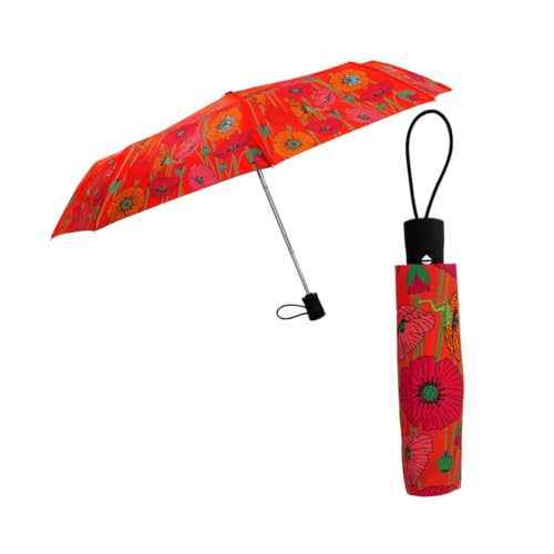 Pylones, Faltbarer Regenschirm Mohnblumen, rot, Fermé : 29 x 4 cm , ouvert : 97 cm de diamètre Pylones, Faltbarer Regenschirm Mohnblumen, rot, Fermé : 29 x 4 cm , ouvert : 97 cm de diamètre von Pylones