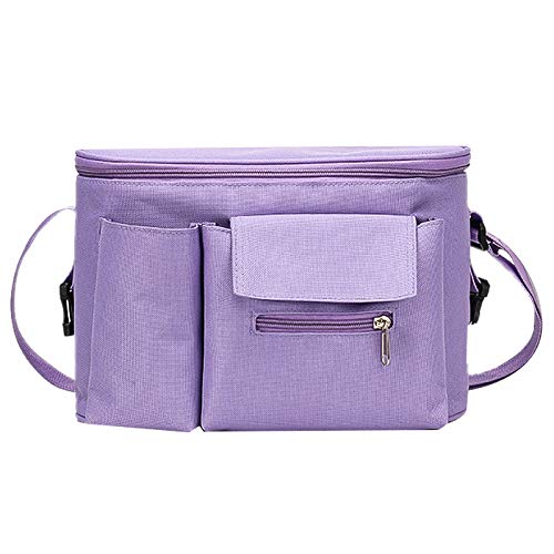 Pyugxab Kinderwagen-Tasche Multifunktionale Mumien-Tasche Baby-Kutschentasche Wasserdichtes Mutter- und Baby-Out-Paket Lila von Pyugxab