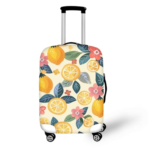 Pzuqiu Gepäckhülle, Kofferhüllen, Schutz, passend für 45,7 - 81,3 cm große Koffer, Reisezubehör, Zitronenblüte, XL (29-32 inch suitcase) von Pzuqiu