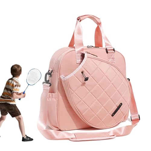 Pzuryhg Tennisschlägertasche, wasserdicht, multifunktional, Tennisschläger, verstellbare Tennistasche, Erwachsene, Tennistasche, Badmintonschlägertasche von Pzuryhg