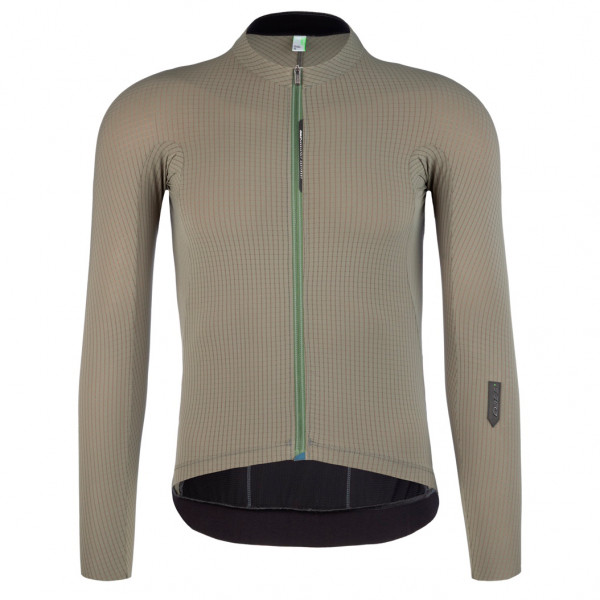 Q36.5 - Jersey long sleeve L1 Pinstripe X - Radtrikot Gr XXL beige von Q36.5