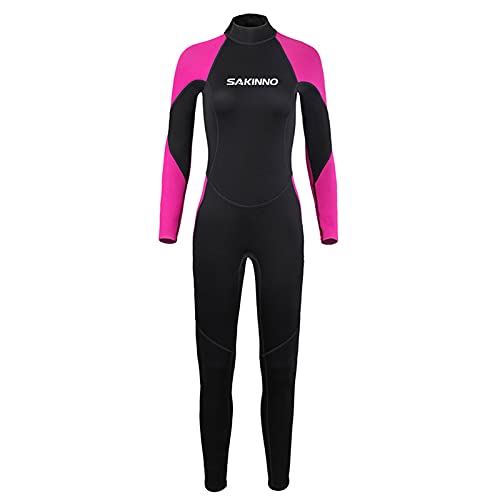 QANXGOG Damen Neoprenanzug, 2mm Lange Ärmel Warm halten Neopren Nassanzüge Ganzkörper Tauchanzug, für Schwimmen, Tauchen, Surfen, Schnorcheln, Wasserski, Rafting,Pink,XL(65 QANXGOG Damen Neoprenanzug, 2mm Lange Ärmel Warm halten Neopren Nassanzüge Ganzkörper Tauchanzug, für Schwimmen, Tauchen, Surfen, Schnorcheln, Wasserski, Rafting,Pink,XL(65 von QANXGOG