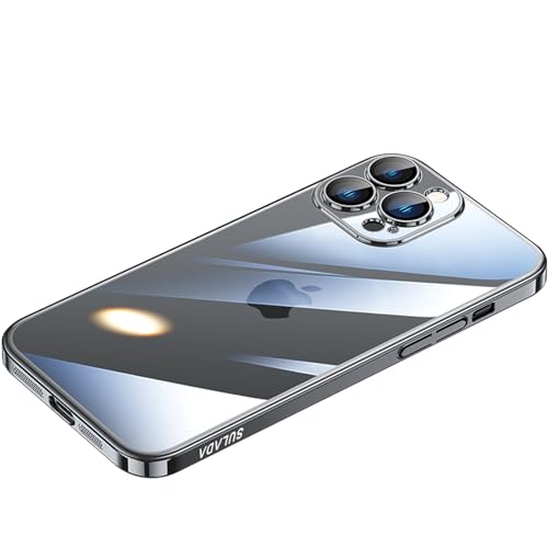 QANXGOG Hülle für iPhone 16/16 Plus/16 Pro/16 Pro Max, [Kompletter Kameraobjektivschutz] Ultradünne, Luxuriöse Beschichtung, Weiche, Flexible TPU-Schlank-Abdeckung,Gray,16 Plus von QANXGOG