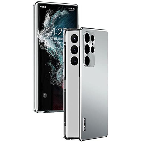 QANXGOG Schutzhülle für Samsung Galaxy S25 Ultra, Rahmen Aus Aluminiumlegierung mit Integriertem Stoßdämpfungskern, Resistent Gegen Fingerabdrücke, Einfache Magnetische Befestigung,Silver QANXGOG Schutzhülle für Samsung Galaxy S25 Ultra, Rahmen Aus Aluminiumlegierung mit Integriertem Stoßdämpfungskern, Resistent Gegen Fingerabdrücke, Einfache Magnetische Befestigung,Silver von QANXGOG