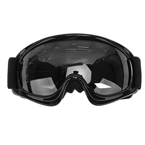 QANYEGN Kinder-Dirt-Bikes-Brille, Motorradbrille, Motocross-Brille für Off-Road-Rennen, Outdoor-Radfahren, Ski, ATV (Schwarz) von QANYEGN