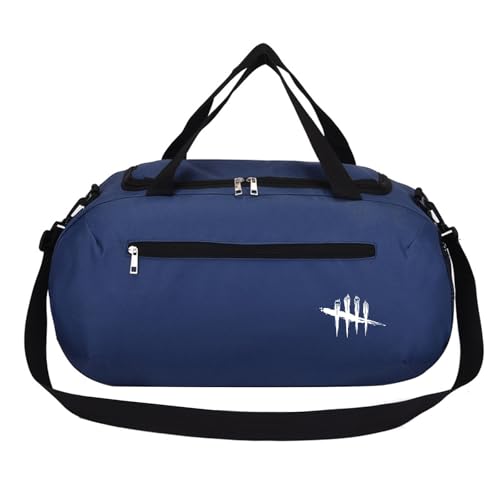 Faltbare Reisetasche Dead Day.lig-ht, Reise Tasche Herren Damen, für Camping, Reisen, Fitness, Kapazität(Dark Blue) von QATOBI