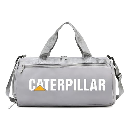 Reisetasche für Ca.TER-Pillar, Reise Tasche Herren Damen, für Weekender Gym, Reise, Kapazität(Grey) von QATOBI