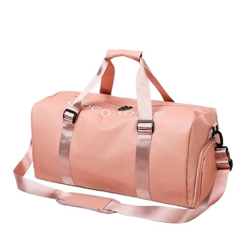 Reisetasche mit Schuhfach, Raumgestaltung mit großer Kapazität, Tasche für Sport, Fitness und Reisen, Kapazität(Pink) von QATOBI