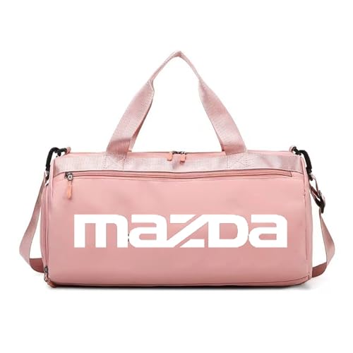 Sporttasche Reisetasche Maz-da, Raumgestaltung mit großer Kapazität, Tasche für Sport, Fitness und Reisen, Kapazität(Pink) von QATOBI