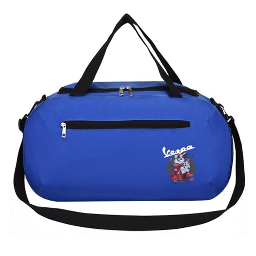 Sporttasche Reisetasche V.e.s.p.a, Wasserdicht und verschleißfest, Tasche für Sport, Fitness und Reisen, Kapazität(Blue) von QATOBI