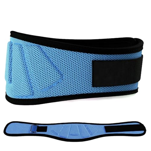 1 Stück Sport-Gewichthebergürtel for Männer und Frauen – Gewichtheber-Kern- und untere Rückenstütze, Trainings-Hüftgürtel for Fitness GewichthebergüRtel(Blue,XL) von QAUUCP