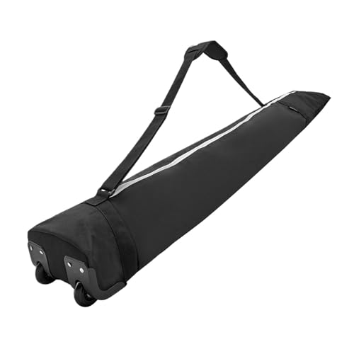 QAUUCP Gepolsterte Snowboardtasche mit Rädern, ausziehbar, robuste Tragetasche, Verstellbarer Schultergurt, Schutzhülle for Handschuhe Kiteboardtasche von QAUUCP