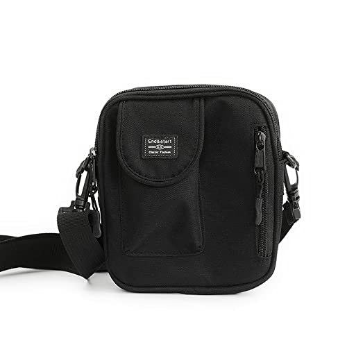 Klein Herren Schultertaschen Handy, Kleine Messenger Bag für Männer, Wasserdichte Reißverschluss Handy Umhängetasche Messenger Bag Handyholster mit Schulterriemen Brieftasche Geldbörse Handtasche Klein Herren Schultertaschen Handy, Kleine Messenger Bag für Männer, Wasserdichte Reißverschluss Handy Umhängetasche Messenger Bag Handyholster mit Schulterriemen Brieftasche Geldbörse Handtasche von QBYVQQN