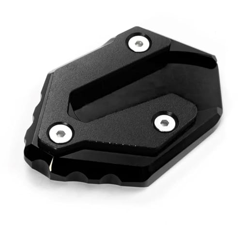 QDVFRGSD Motorrad Seitenständer Plattenpolster,Für Yama&ha tracer900 /gt-700 /gt-TRACER-9/gt-7/gt MT-09 SP MT07 Motorradständer Fußgestell Enlarger Pads schwarz von QDVFRGSD