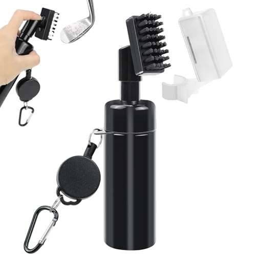 QGGTQG Golfschläger Bürste Golfschläger Rillenreiniger Golf Reinigungsbürste Golf Club Bürste mit Wasserspray und Haken Multifunktionaler Golfzubehör für Golf Schläger Nassschrubben QGGTQG Golfschläger Bürste Golfschläger Rillenreiniger Golf Reinigungsbürste Golf Club Bürste mit Wasserspray und Haken Multifunktionaler Golfzubehör für Golf Schläger Nassschrubben von QGGTQG
