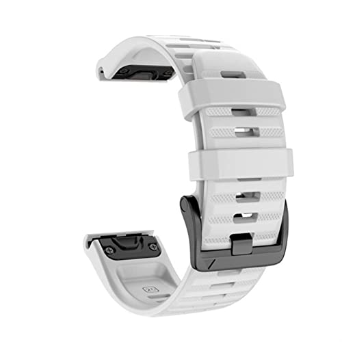 QGKKGQ 26 20 22 mm Silikon-Schnellverschluss-Armband für Garmin Fenix ​​7X 6X Uhr Easyfit-Armband von QGKKGQ