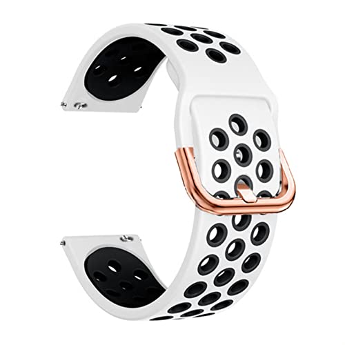 QGKKGQ Sport 20mm Armband für Galaxy Watch 4 44 40mm/Watch4 Classic 46 42mm Band Ersatz Silikon Active 2 Uhrenarmbänder von QGKKGQ