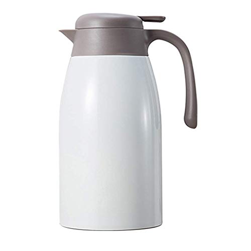 QHFTREX Kaffeekanne, isolierter Wasserkocher aus Edelstahl 316, 2,0 l, große Kühlwasserflasche (Farbe: Gold) powerfully von QHFTREX