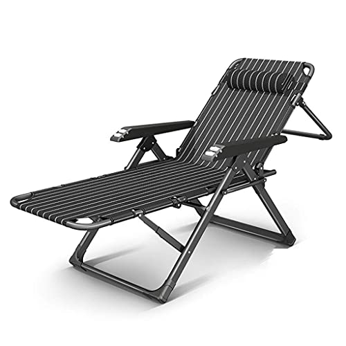 QHFTREX Stühle, Klappbare Liegestühle, Strandstühle, Liegedeck, Sonnenliegen, Superbreite 64 cm powerfully von QHFTREX