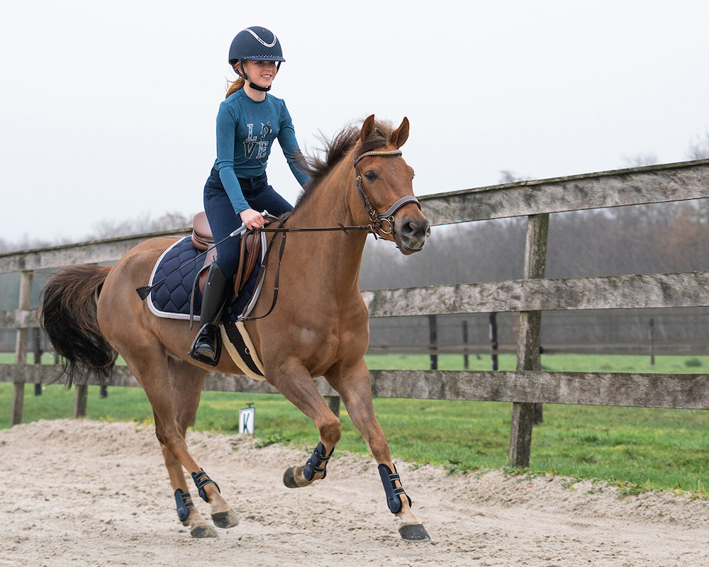 Kinder Reithose Aylinn Junior Vollbesatz von QHP