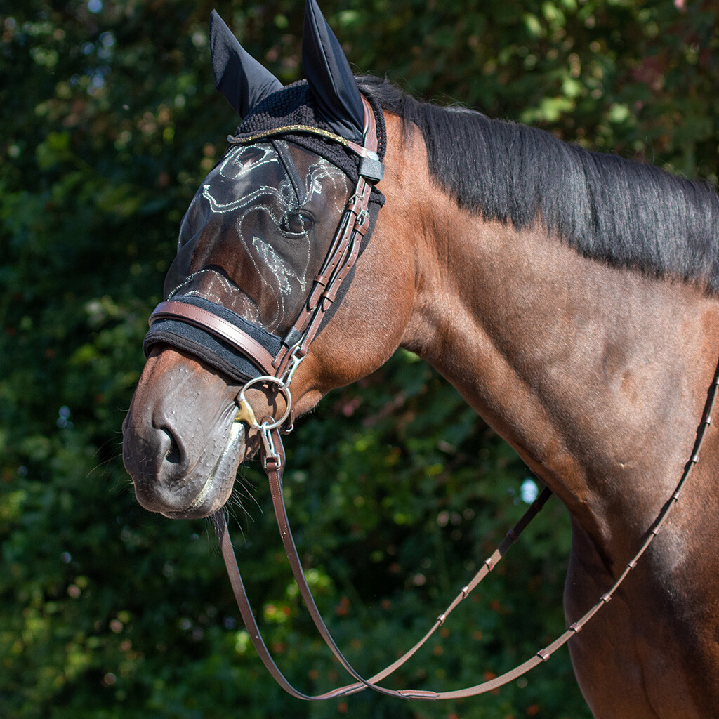 QHP Ohrenhaube mit Fliegenschutzmaske von QHP