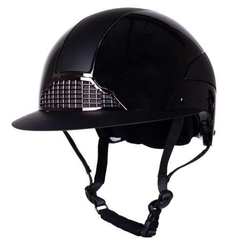 QHP Reithelm Miami Polo Visor Schwarz - 51-55 cm QHP Reithelm Miami Polo Visor Schwarz - 51-55 cm von QHP