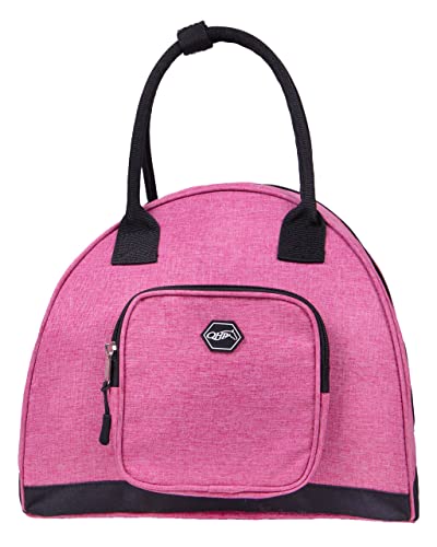 QHP Reithelmtasche mit Handgriffen Reißverschluss Zusatzfach rosa QHP Reithelmtasche mit Handgriffen Reißverschluss Zusatzfach rosa von QHP