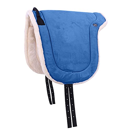 Reitpad Pferd Bareback Pad 19 mm | Sicherer Halt | Komfortables Reiten | Praktische Größe, Größe:WB, Farbe:Sky Reitpad Pferd Bareback Pad 19 mm | Sicherer Halt | Komfortables Reiten | Praktische Größe, Größe:WB, Farbe:Sky von QHP
