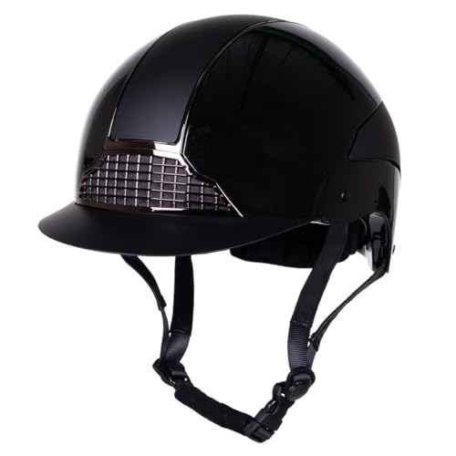 Schutzhelm QHP Miami Schwarz - Reitkappen - Größe: 55-57 von QHP