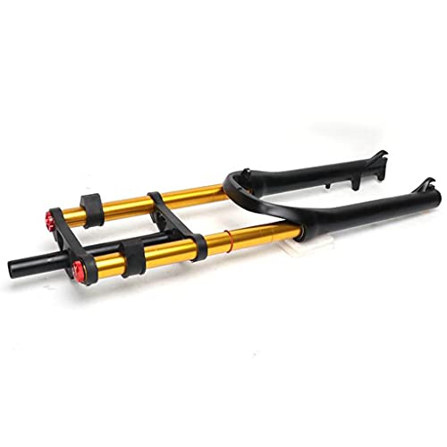 QHY Doppelbrücken - Federgabel Für 26 Zoll Downhill | Gabelschaft Außendurchmesser 28,5 Mm|270 Mm Schaftlänge 1-1/8' Magnesiumlegierung MTB Bike Gas Gabel Schulter Steuerung 100mm Für Scheibenbremse QHY Doppelbrücken - Federgabel Für 26 Zoll Downhill | Gabelschaft Außendurchmesser 28,5 Mm|270 Mm Schaftlänge 1-1/8' Magnesiumlegierung MTB Bike Gas Gabel Schulter Steuerung 100mm Für Scheibenbremse von QHY